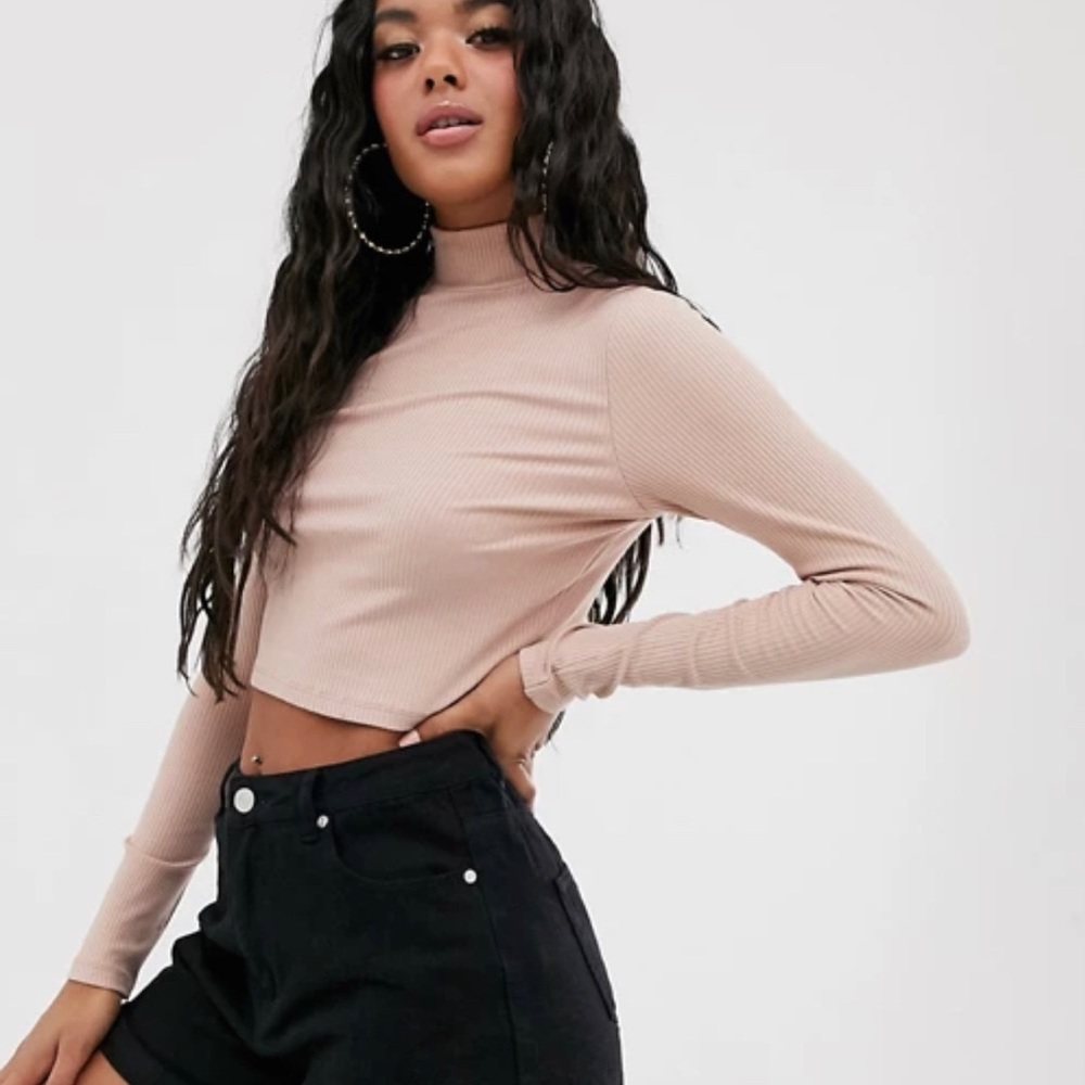 Blush long sleeve top